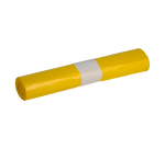 Afvalzak Propsac HDPE T23 58x100cm 70L geel rol à 25 stuks