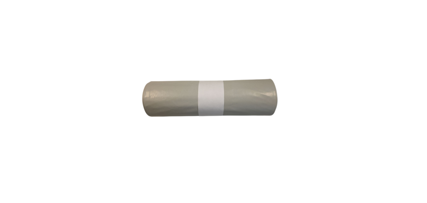 Trash bag Propsac LDPE T100R 90x120cm 190L white roll of 10 pieces