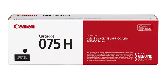 Cartouche Toner Canon 075HBK noir