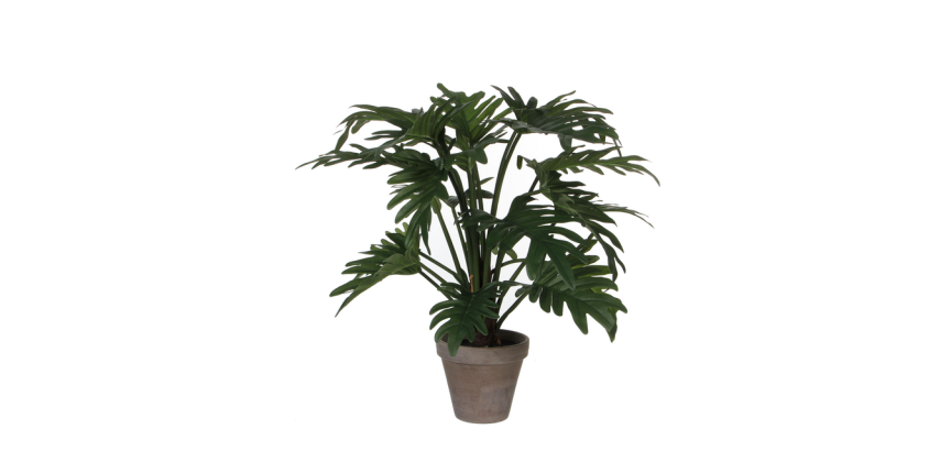 Künstliche Pflanze Mica Philodendron selloum grün im Topf Ø60cm 50cm