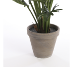 Plante artificielle Mica Philodendron selloum verte en pot Ø60cm 50cm