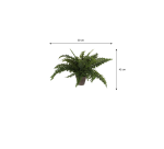 Kunstplant Mica Boston varen groen in pot Ø50cm 42cm