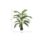 Plante artificielle Mica Palmier Areca pot vert résistant à l'eau