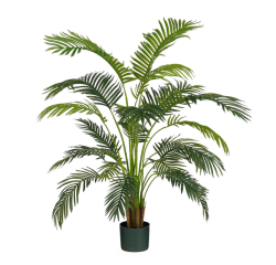 Plante artificielle Mica Palmier Areca pot vert résistant à l'eau
