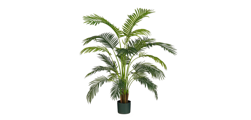 Artificial Plant Mica Palm Areca Green Pot Water Resistant