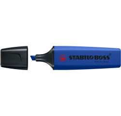 EN_Rotulador stabilo boss fluorescente nature colors wildflower edition color azul marino