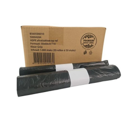 Sac poubelle Vepa Bins HDPE T10 50x60cm 24L gris