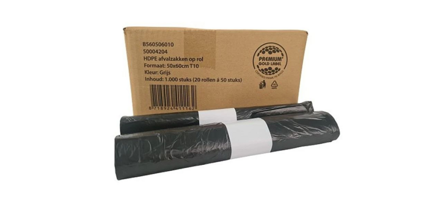 Pedaalemmerzak Vepa Bins 50x60cm HDPE T10 24L grijs