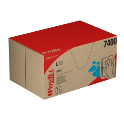 WypAll L20 General Clean Wiping Paper 7400 420x330mm dispenser box 280 sheets blue