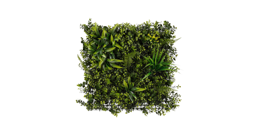 Artificial plant Mica Mat green plant mix water resistant