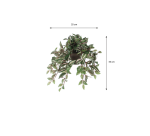 Artificial plant Mica Tradescantia hanging green Ø25cm 45cm