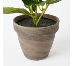 Plante artificielle Mica Hortensia vert Ø35 40cm