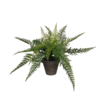 Kunstplant Mica varen groen in pot Stan grijs Ø50 38cm