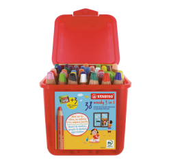 Kleurpotloden STABILO 882 woody 3 in 1 incl 2 slijpers classpack 48st