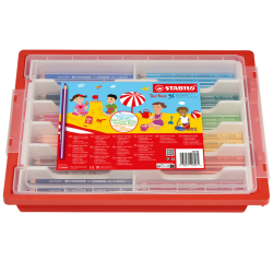 STABILO 203 Trio Thick Colored Pencil Classpack 96 Assorted Pieces