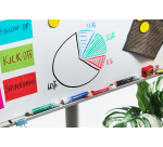 Crayon tableau blanc STABILO MARKdry avec 2 taille-crayons bleu Classpack 30pcs