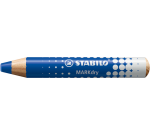 Crayon tableau blanc STABILO MARKdry avec 2 taille-crayons bleu Classpack 30pcs