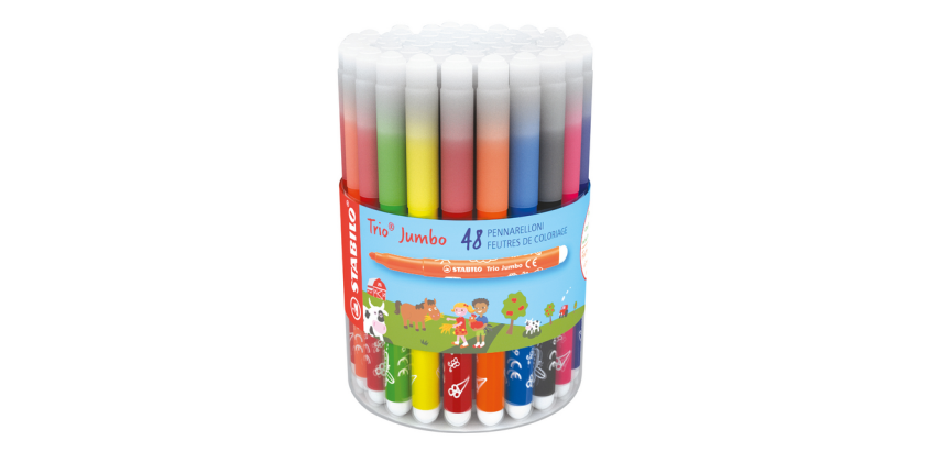 STABILO Trio Jumbo 380 XL assorted Classpack 48 pieces