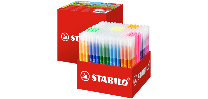 STABILO Trio A-Z 378 Fine assorted felt-tip pens Classpack 240 pieces