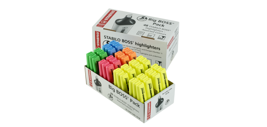 Markeerstift STABILO BOSS Original 70 assorti classpack à 48 stuks