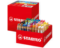 Kleurpotloden STABILO 882 woody 3 in 1 incl 4 slijpers classpack 76st