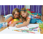 Viltstift STABILO Trio A-Z 378 fijn assorti classpack à 144 stuks