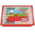 STABILO Trio A-Z 378 Fine Assorted Felt-Tip Classpack 144 Pieces