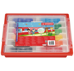 STABILO power 280 XL felt-tip pen assorted Classpack 144 pieces