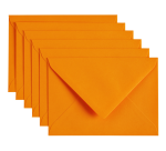 Papicolor Envelope C6 114x162mm orange pack of 6 pieces