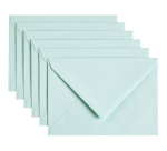 Envelop Papicolor C6 114x162mm zeegroen pak à 6 stuks
