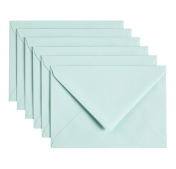 Envelop Papicolor C6 114x162mm zeegroen pak à 6 stuks