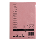 Papicolor-Umschlag C6 114x162mm Rot Packung mit 6 Stück