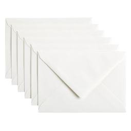 Enveloppe Papicolor C6 114x162mm blanc neige