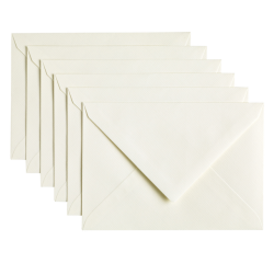 Envelop Papicolor C6 114x162mm anjerwit pak à 6 stuks