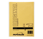 Enveloppe Papicolor C6 114x162mm jaune bouton d'or paquet 6 pièces