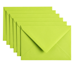 Papicolor Umschlag C6 114x162mm apfelgrün Packung 6 Stück