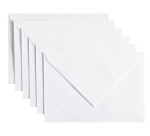 Envelop Papicolor C6 114x162mm kraft wit pak à 6 stuks