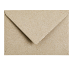 Enveloppe Papicolor C6 114x162mm kraft gris paquet 6 pièces