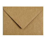 Enveloppe Papicolor C6 114x162mm kraft brun paquet 6 pièces