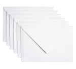 Enveloppe Papicolor C6 114x162mm blanc perle métallisé paquet 6 pièces