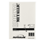 Enveloppe Papicolor C6 114x162mm ivoire métallisé paquet 6 pièces