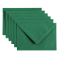 Enveloppe Papicolor C6 114x162mm vert sapin paquet 6 pièces