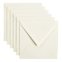 Enveloppe Papicolor 140x140mm blanc