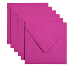 Umschlag Papicolor 140x140mm leuchtend rosa Paket 6 Stück