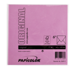 Bright pink Papicolor envelope 140x140mm pack of 6 pieces