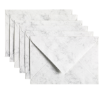 Papicolor C6 Envelope 114x162mm marble gray pack of 6 pieces