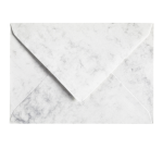 Enveloppe Papicolor C6 114x162mm gris marbré paquet 6 pièces