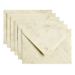 Envelop Papicolor C6 114x162mm marble ivoor pak à 6 stuks