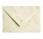 Enveloppe Papicolor C6 114x162mm ivoire marbré paquet 6 pièces