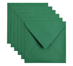 Papicolor Envelope 140x140mm Forest Green Pack of 6 Pieces